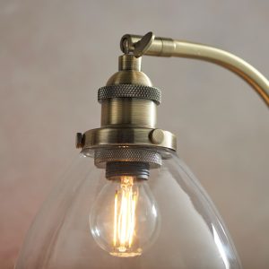 Gallery Direct Hansen Table Lamp Antique Brass | Shackletons