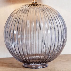 Gallery Direct Jemma Table Lamp Smokey Grey | Shackletons