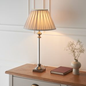 Gallery Direct Avebury 1 Table Light Antique Brass | Shackletons