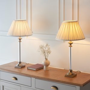 Gallery Direct Avebury 1 Table Light Antique Brass | Shackletons