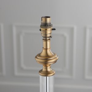 Gallery Direct Avebury 1 Table Light Antique Brass | Shackletons