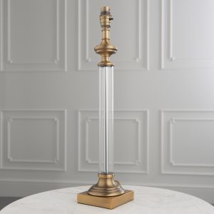 Gallery Direct Avebury 1 Table Light Antique Brass | Shackletons