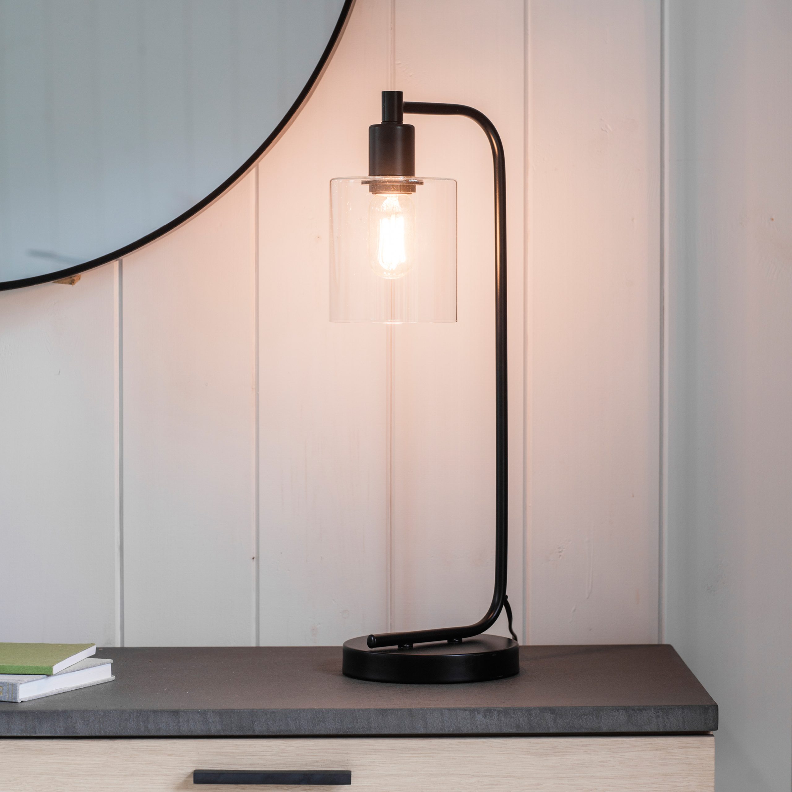 Gallery Direct Toledo Table Lamp Black