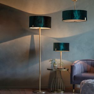 Gallery Direct Hayfield Table Lamp Antique Brass | Shackletons