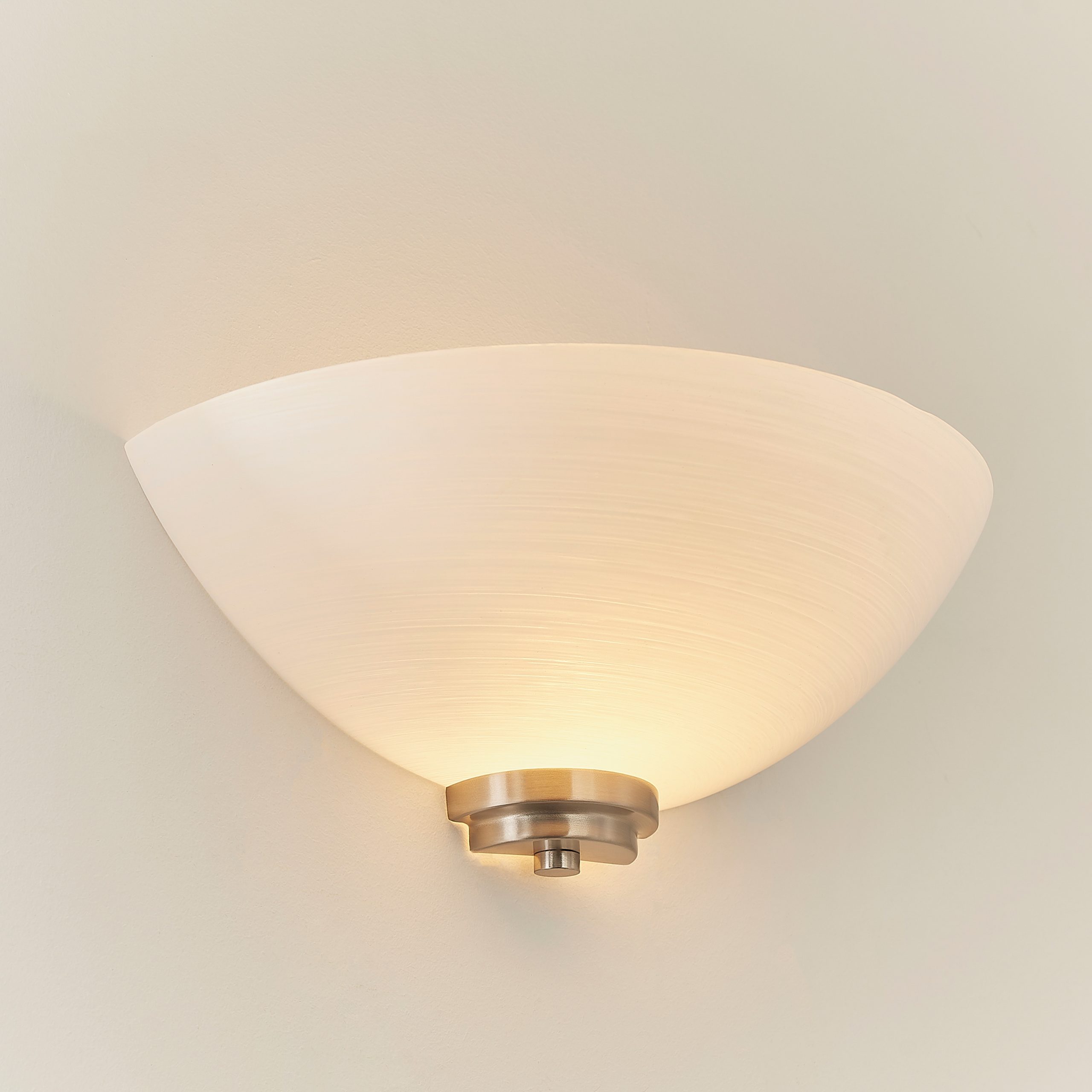 Gallery Direct Welles Wall Light Satin Chrome