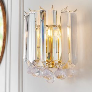 Gallery Direct Fargo Wall Light Brass | Shackletons