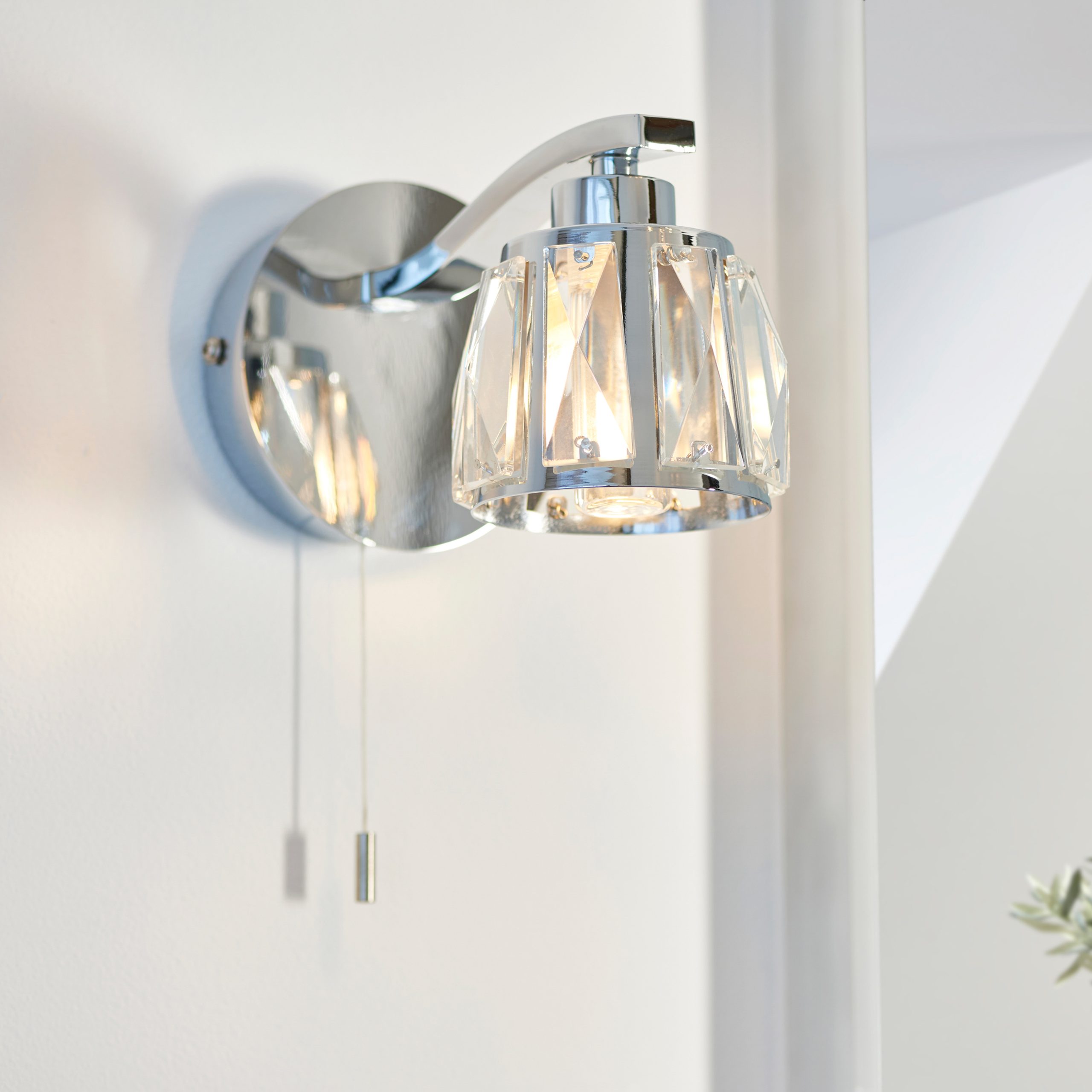 Gallery Direct Ria Bathroom 1 Wall Light