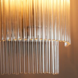 Gallery Direct Marietta 1 Wall Light Bright Nickel | Shackletons