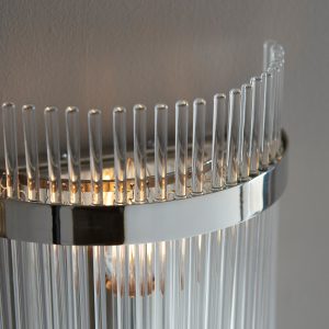 Gallery Direct Marietta 1 Wall Light Bright Nickel | Shackletons