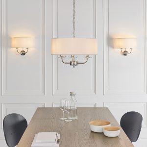 Gallery Direct Nixon Wall Light Bright Nickel | Shackletons