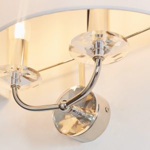 Gallery Direct Nixon Wall Light Bright Nickel | Shackletons