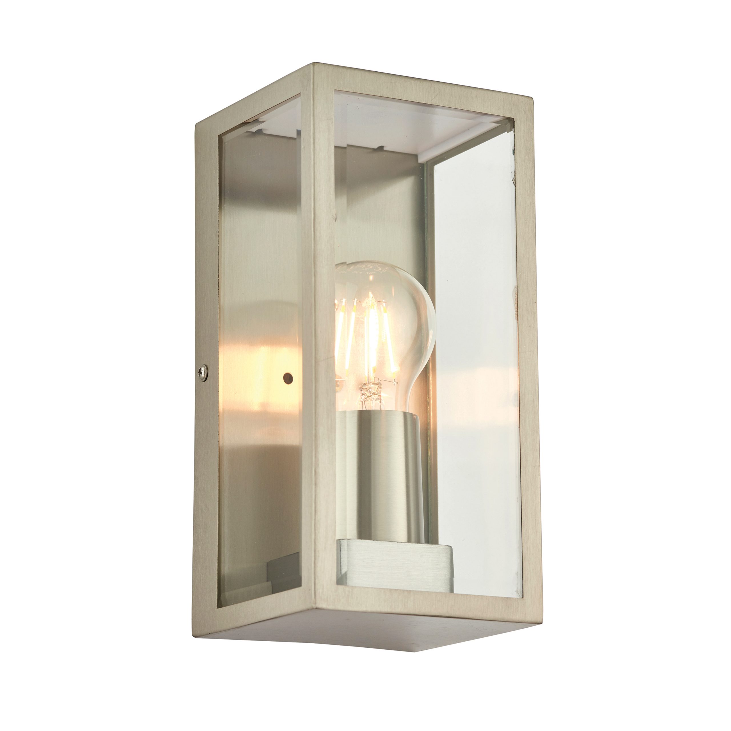 Gallery Direct Oxford Wall Light Brushed Steel | Shackletons