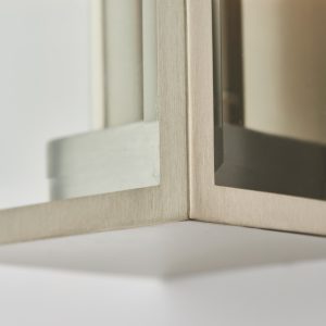 Gallery Direct Oxford Wall Light Brushed Steel | Shackletons