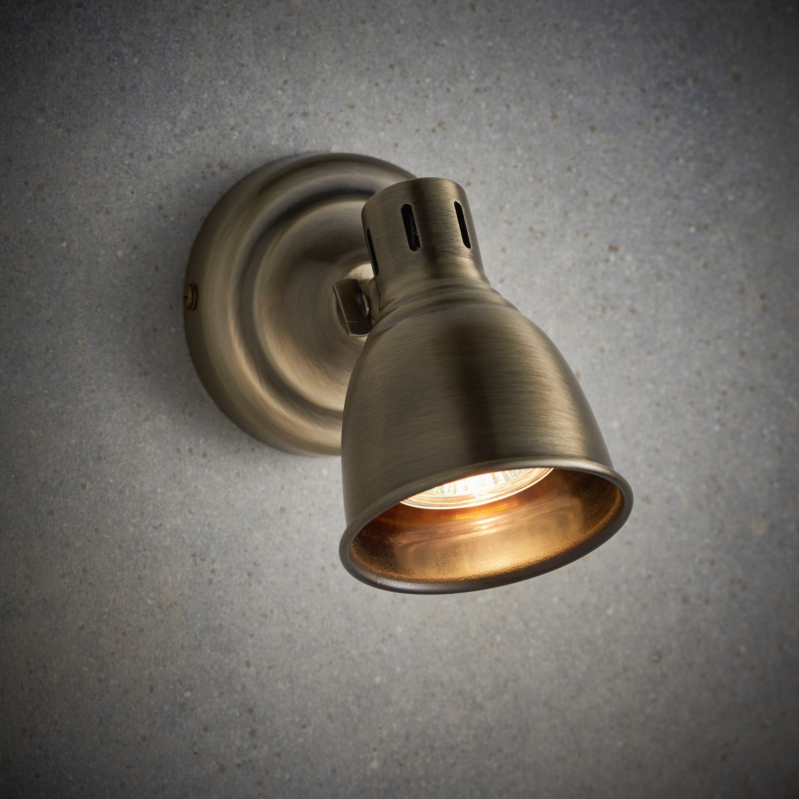 Gallery Direct Westbury Wall Light Antique Brass