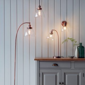 Gallery Direct Hansen Wall Light Aged Copper | Shackletons