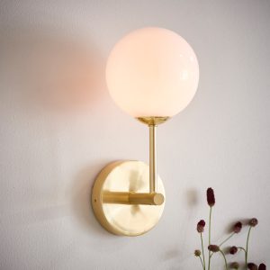 Gallery Direct Otto Wall Light Brushed Gold | Shackletons