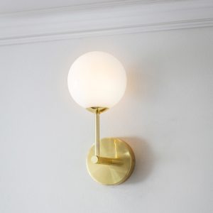 Gallery Direct Otto Wall Light Brushed Gold | Shackletons