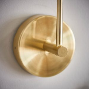 Gallery Direct Otto Wall Light Brushed Gold | Shackletons