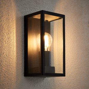 Gallery Direct Oxford 1 Wall Light Matt Black | Shackletons