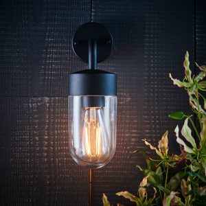 Gallery Direct North Wall Light Matt Black | Shackletons