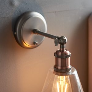 Gallery Direct Hal Wall Light with Clear Shade 170x267mm | Shackletons