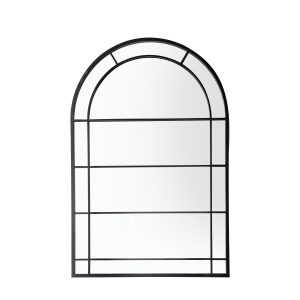 Gallery Direct Pinden Outdoor Mirror Black 900x1350mm | Shackletons