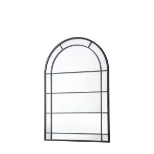 Gallery Direct Pinden Outdoor Mirror Black 900x1350mm | Shackletons