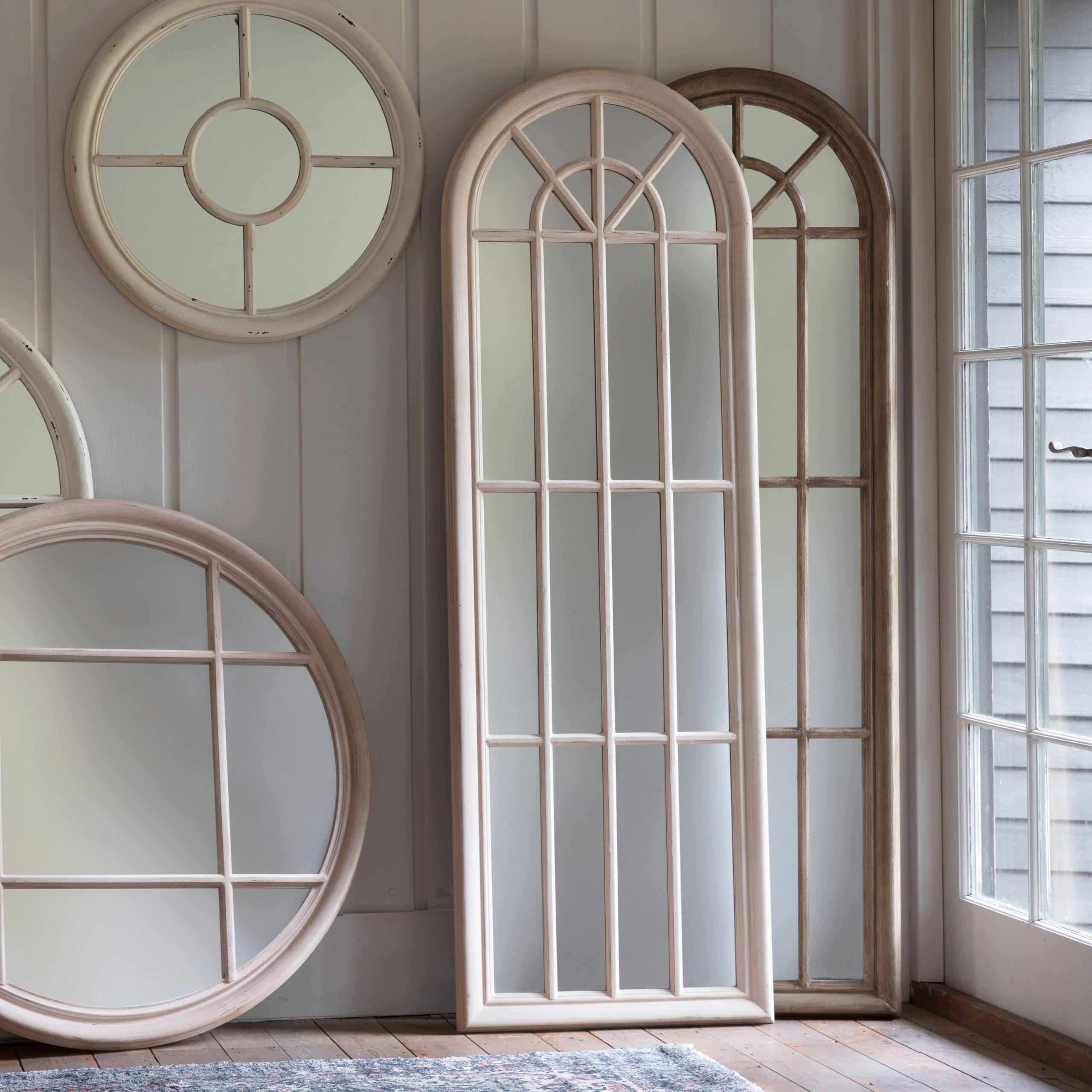 Gallery Direct Curtis Mirror Weathered