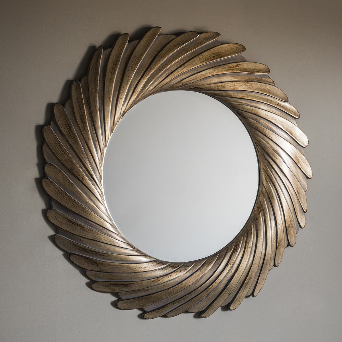Gallery Direct Lowry Mirror Gold Verdigree