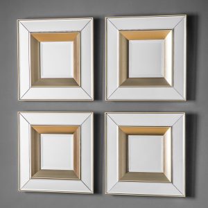 Gallery Direct Phantom Mirror Square  4pk | Shackletons