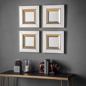 Gallery Direct Phantom Mirror Square  4pk | Shackletons