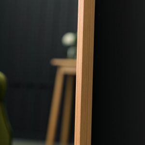 Gallery Direct Comet Mirror Long Oak | Shackletons