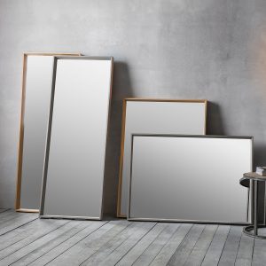 Gallery Direct Comet Mirror Long Oak | Shackletons