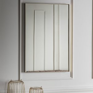 Gallery Direct Hurston Mirror Champagne | Shackletons