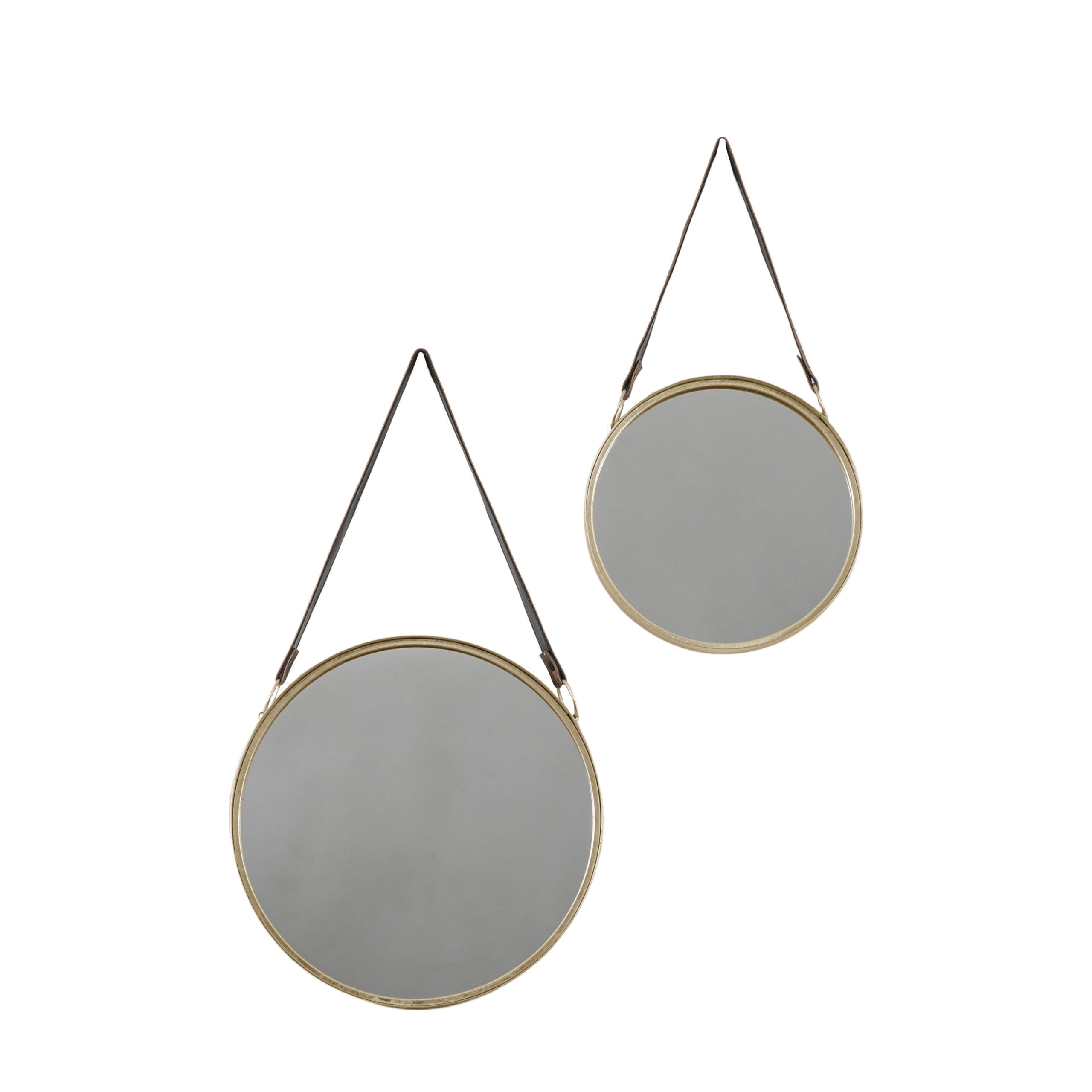 Gallery Direct Marston Mirrors Gold (Set of 2)