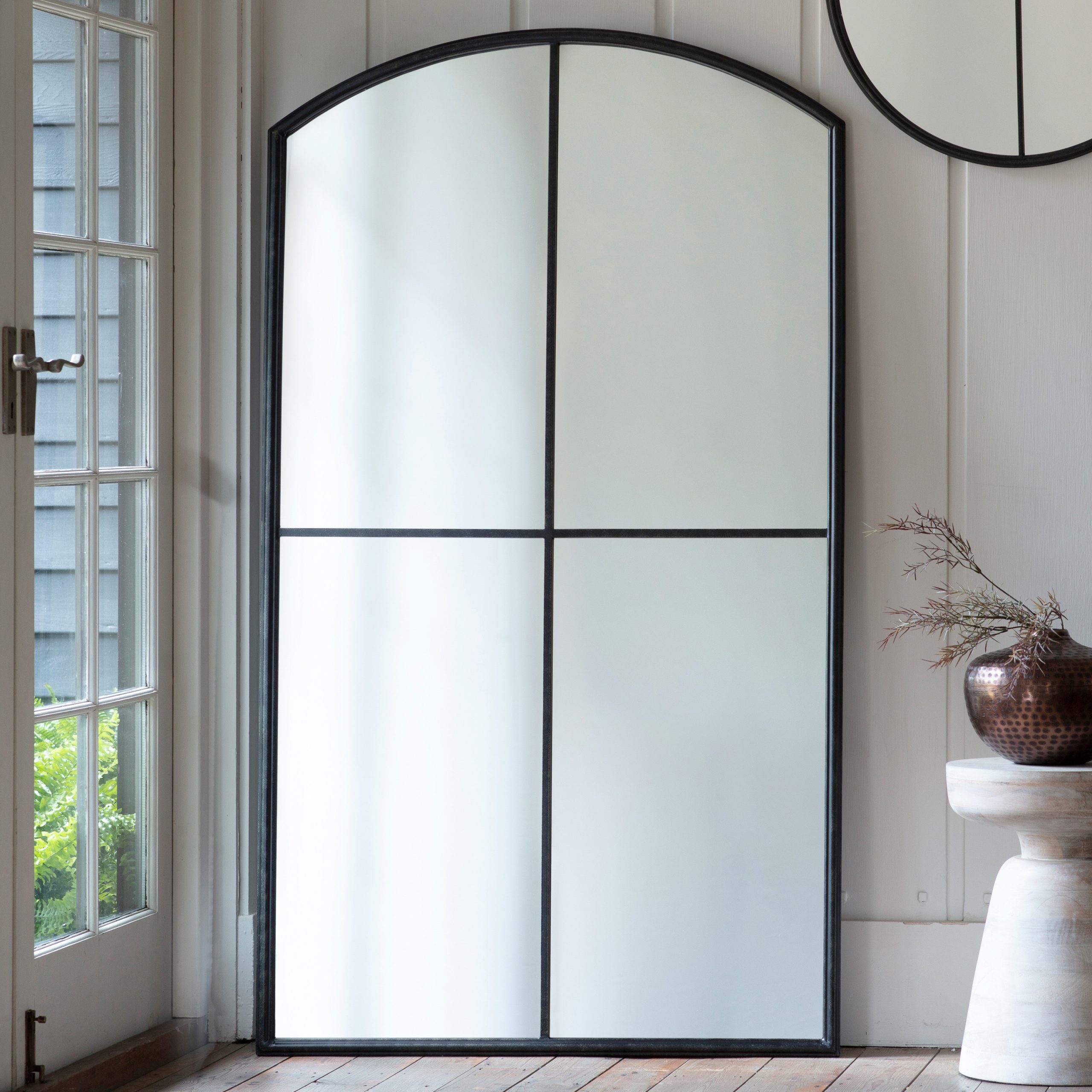 Gallery Direct Frida Large Mirror Black