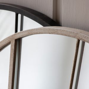 Gallery Direct Hampstead Arch Mirror White | Shackletons