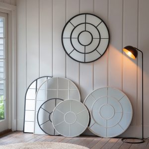 Gallery Direct Hampstead Arch Mirror White | Shackletons
