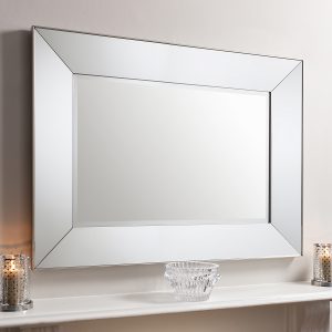 Gallery Direct Vasto Rectangle Mirror Silver | Shackletons
