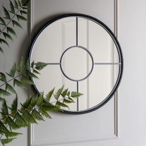 Gallery Direct Rocca Round Mirror Silver | Shackletons Gallery Direct Rocca Round Mirror Silver | Shackletons
