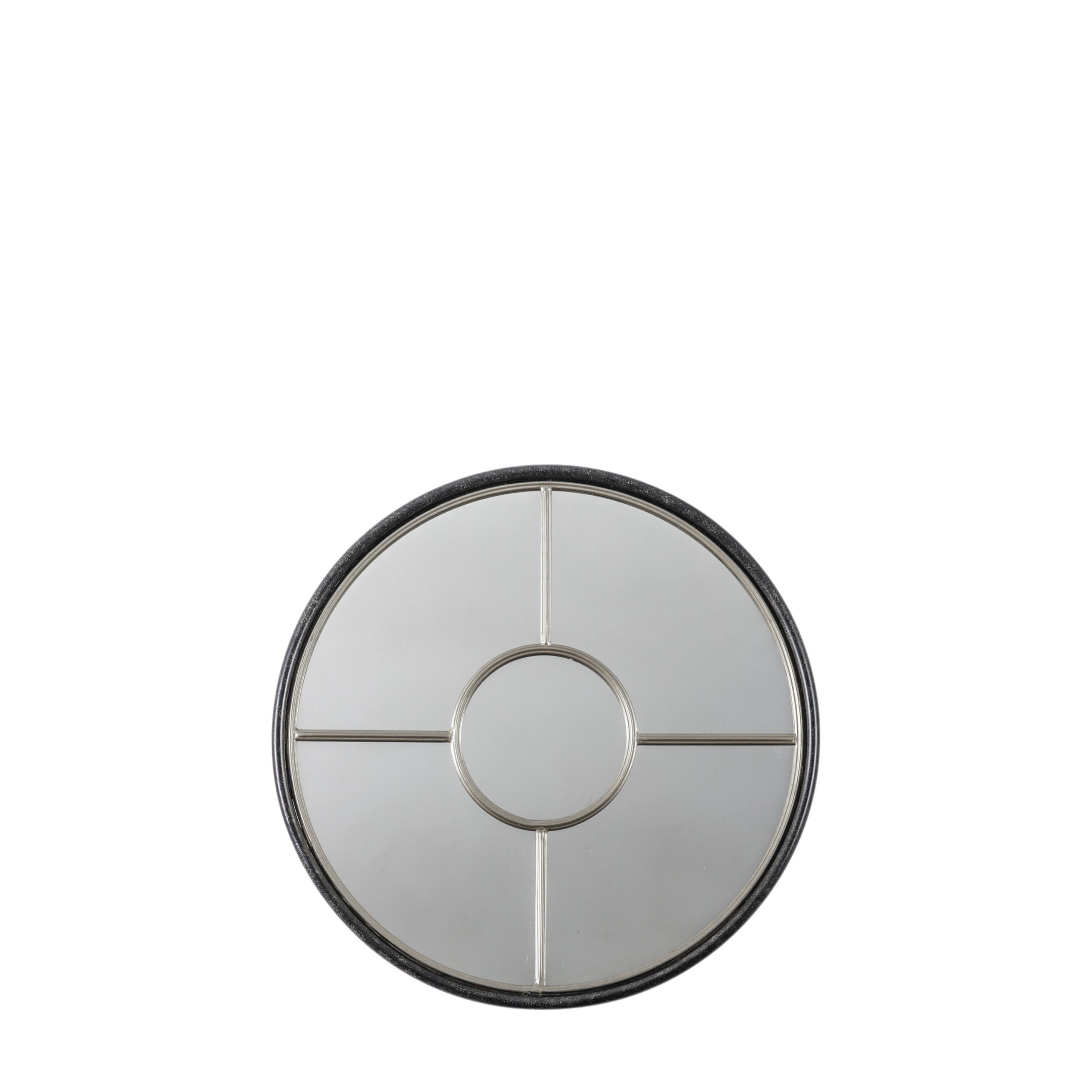 Gallery Direct Rocca Round Mirror Silver | Shackletons