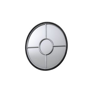 Gallery Direct Rocca Round Mirror Silver | Shackletons
