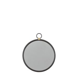 Gallery Direct Bayswater Black Round Mirror | Shackletons
