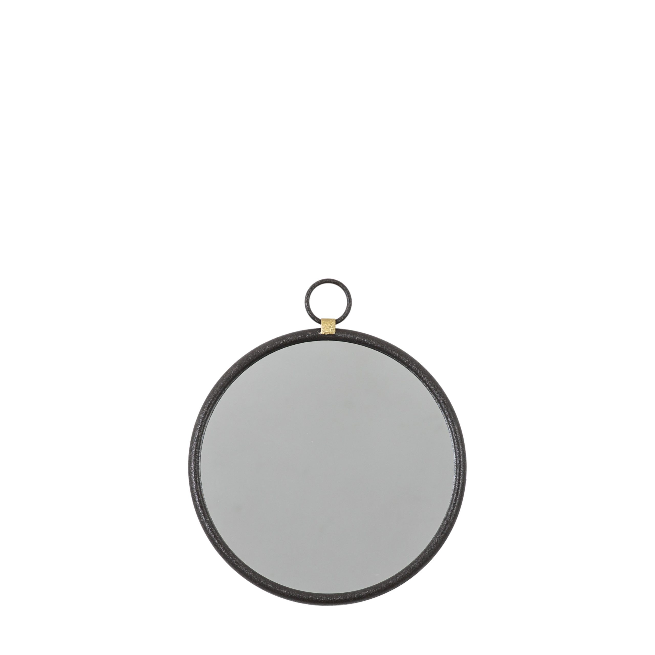 Gallery Direct Bayswater Black Round Mirror | Shackletons