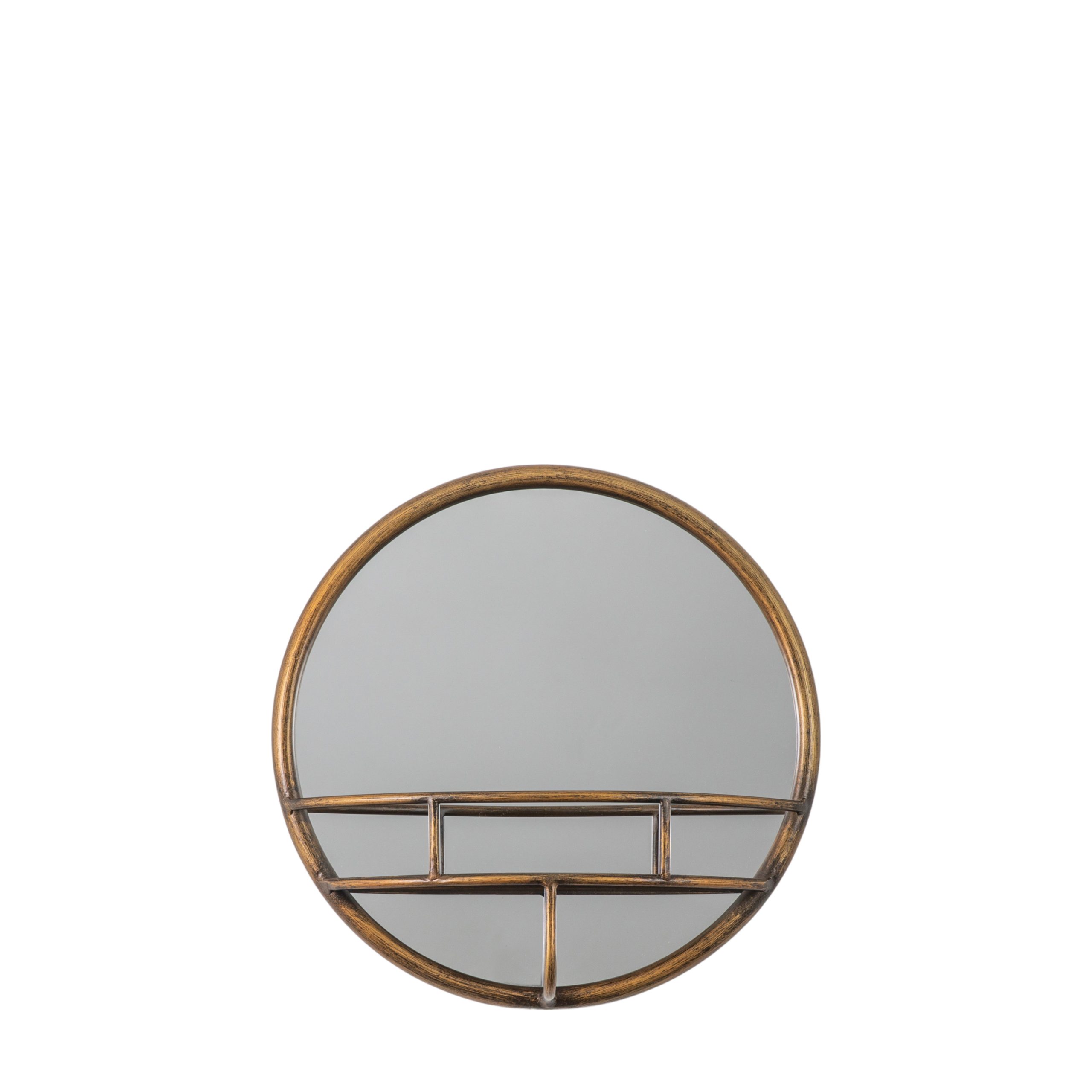 Gallery Direct Milton Round Mirror Bronze