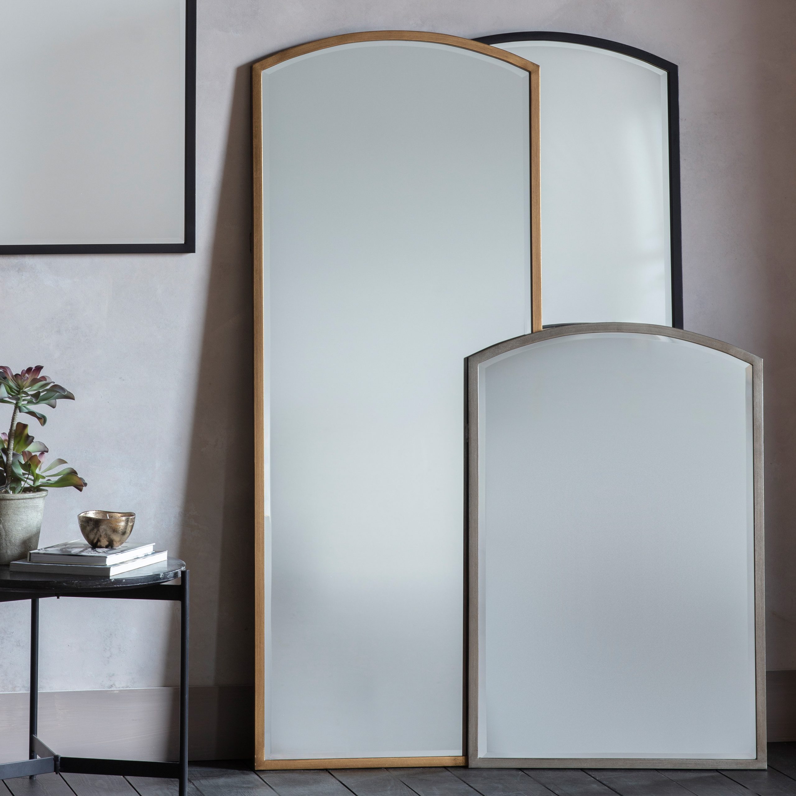 Gallery Direct Higgins Arch Mirror Antique Gold