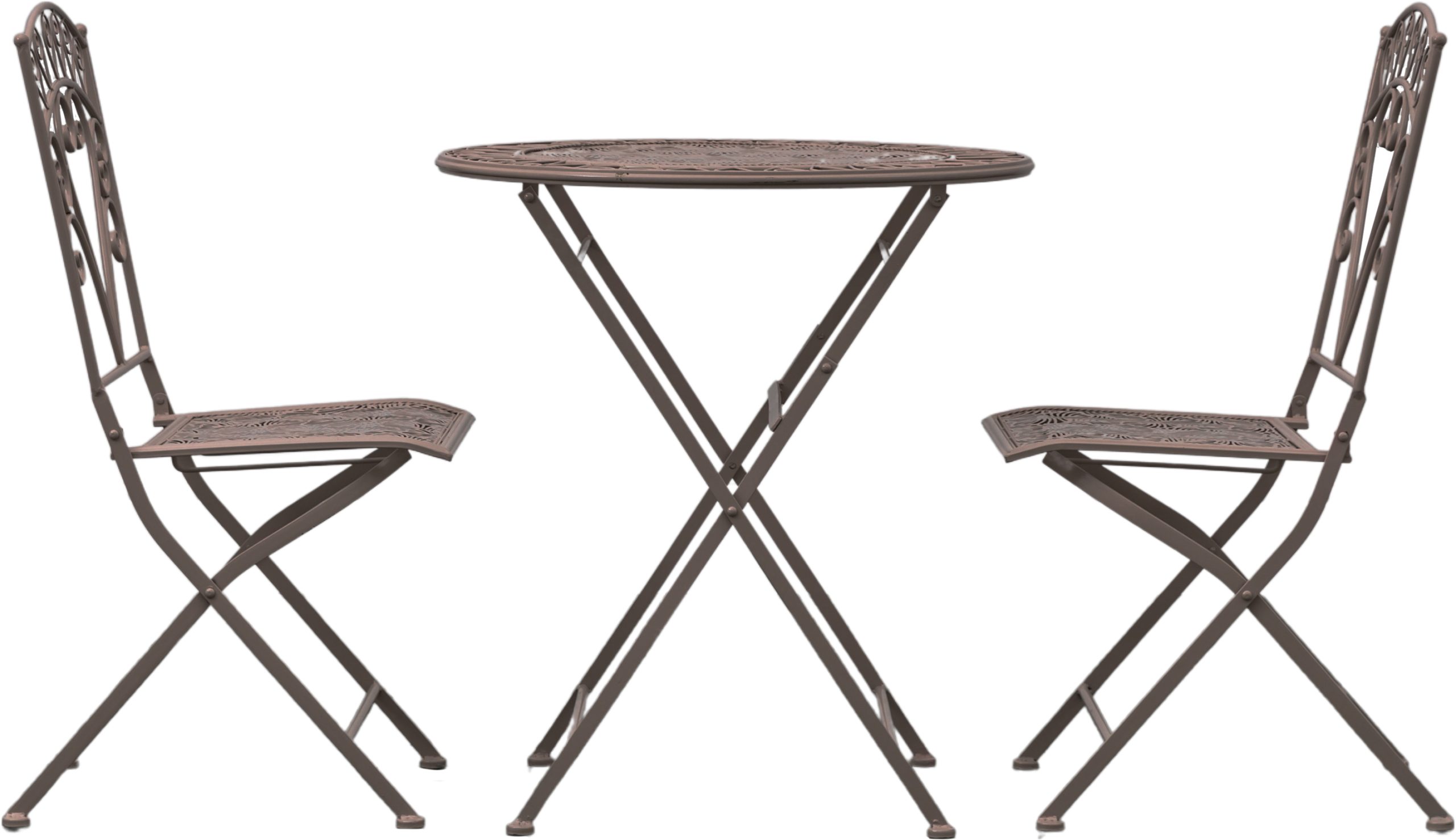 Gallery Outdoor Brindisi 2 Seater Bistro Set Noir