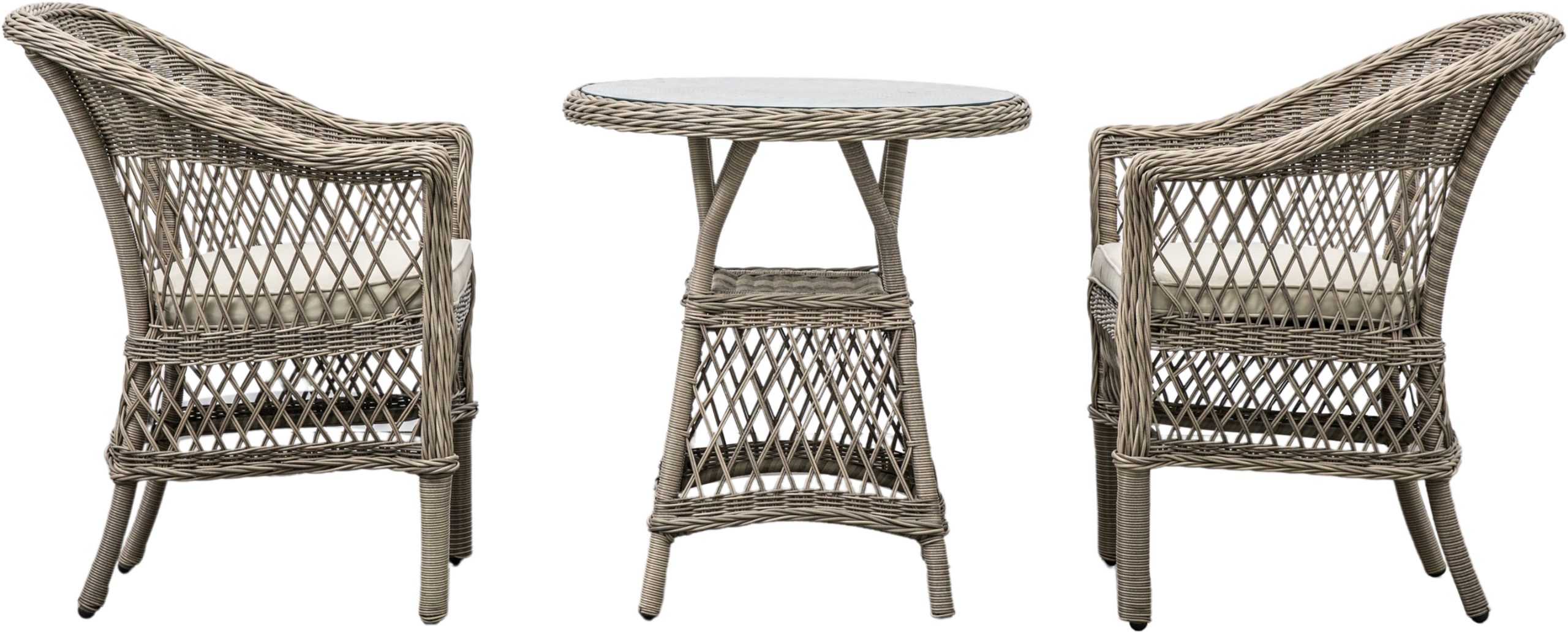 Gallery Outdoor Menton Bistro Set Stone