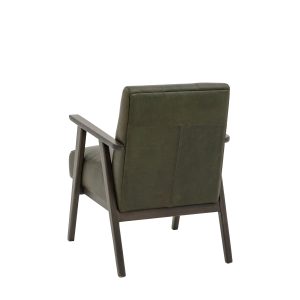 Gallery Direct Blackhall Armchair Heritage Green Leather | Shackletons