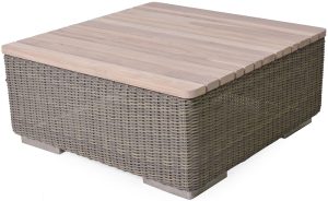 4 Seasons Outdoor Kingston Teak Corner Set in Pure Weave | Shackletons